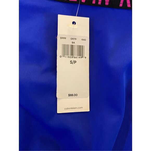 NWT Calvin Klein, blue and pink one piece swimwear so small - Picture 5 of 5